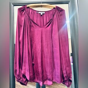 Jennifer Lopez Deep Purple Blouse